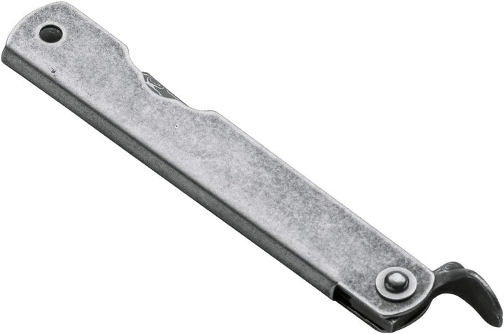Higonokami Unisex – Erwachsene KINZOKU Damascus, Silber, 16,7 cm