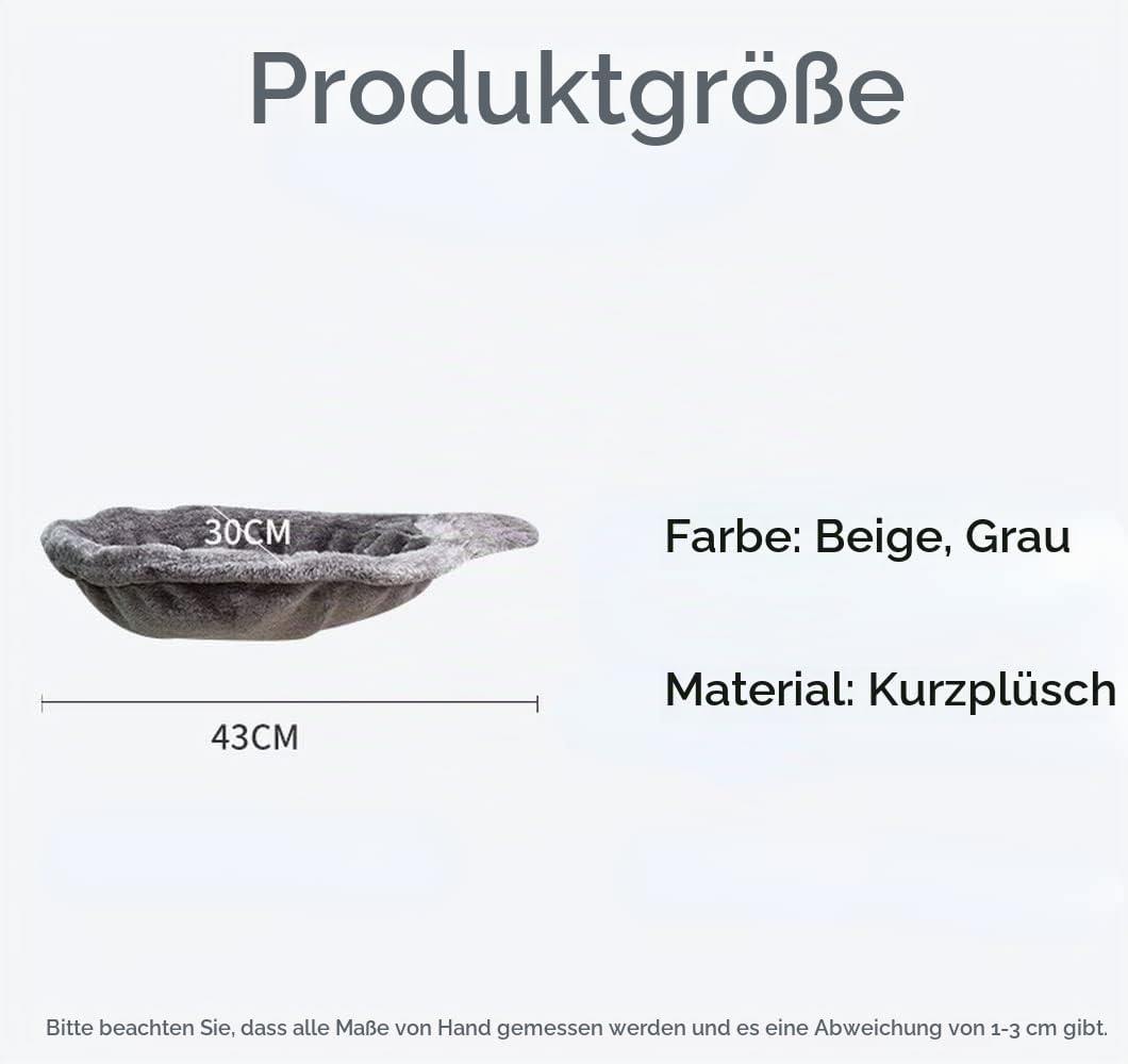 Weiche Plüsch-Katzenhängematte Geeignet Für DIY-Katzenklettergerüst Kratzbauminstallation Hängende V