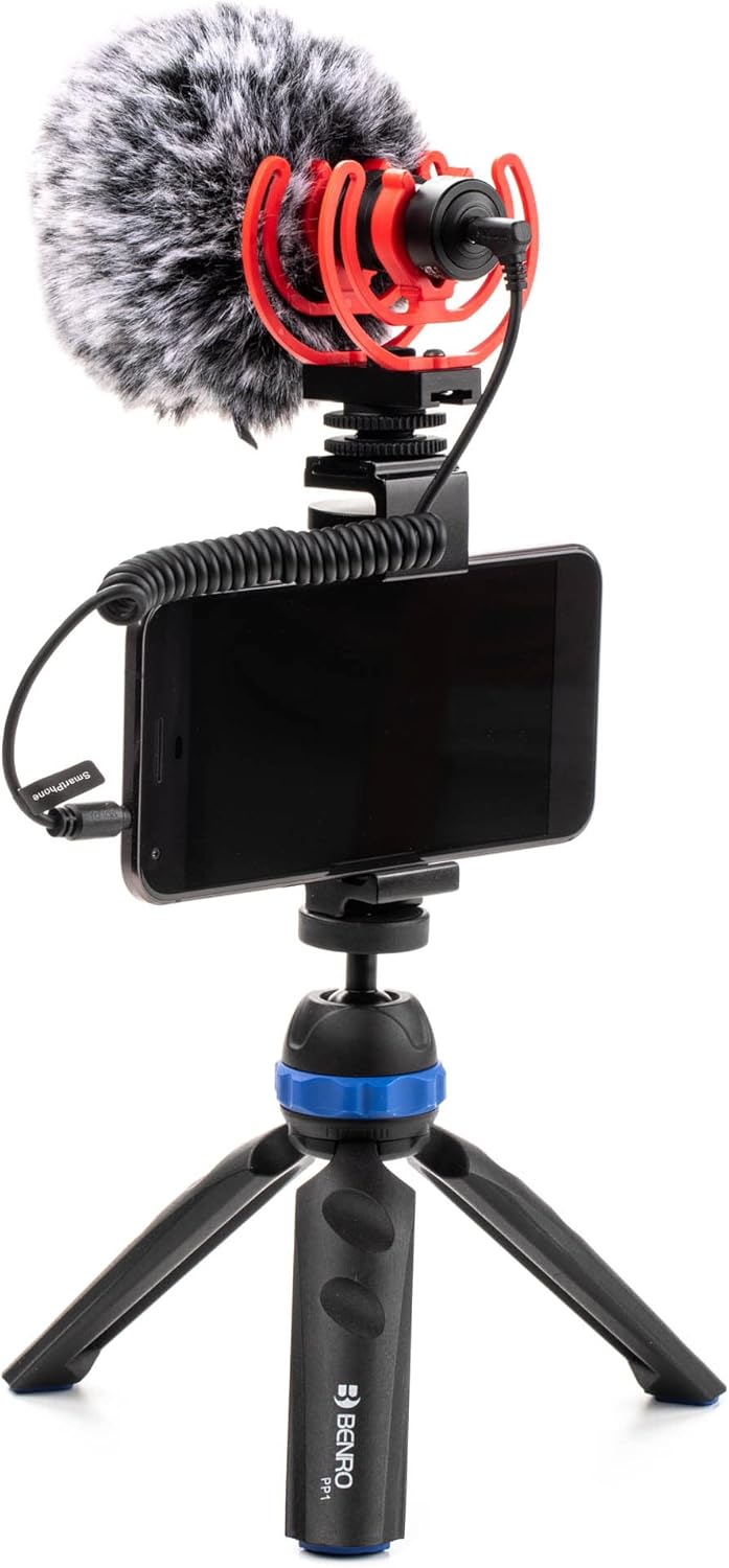 Saramonic Vmic Mini II On-Camera Shotgun Mic for Cameras, Mobile Devices & More with Rycote Shock Mo
