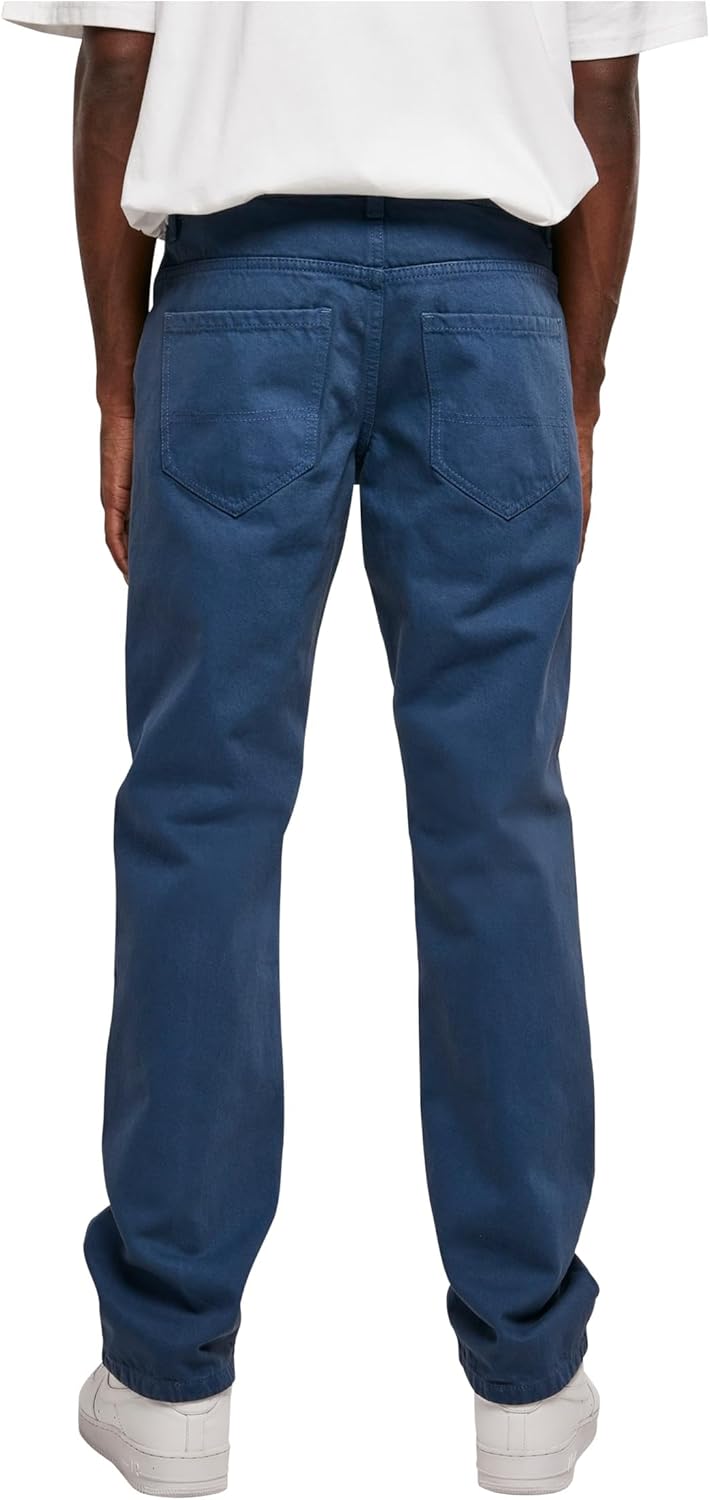 Urban Classics Herren Open Edge Loose Fit Jeans 30 Darkblue, 30 Darkblue
