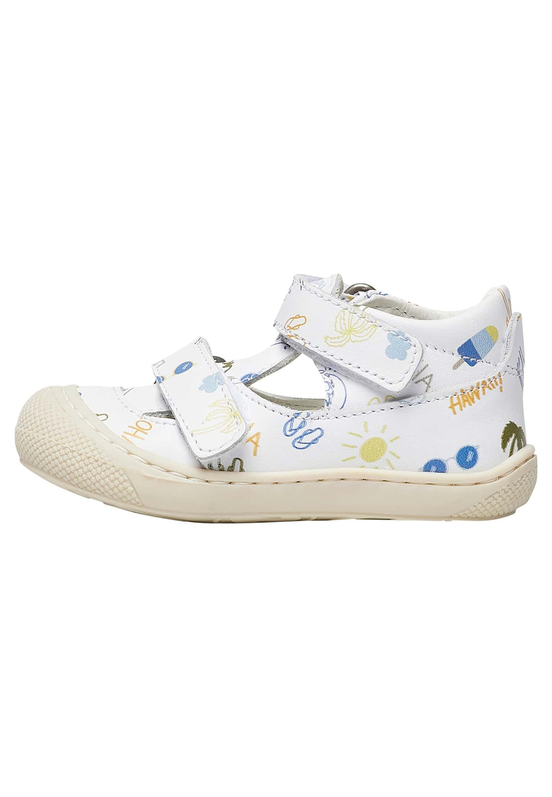 Naturino PUFFY-Halb geschlossene Sandalen 17 EU Weiss, 17 EU Weiss