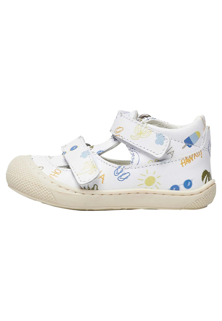 Naturino PUFFY-Halb geschlossene Sandalen 17 EU Weiss, 17 EU Weiss