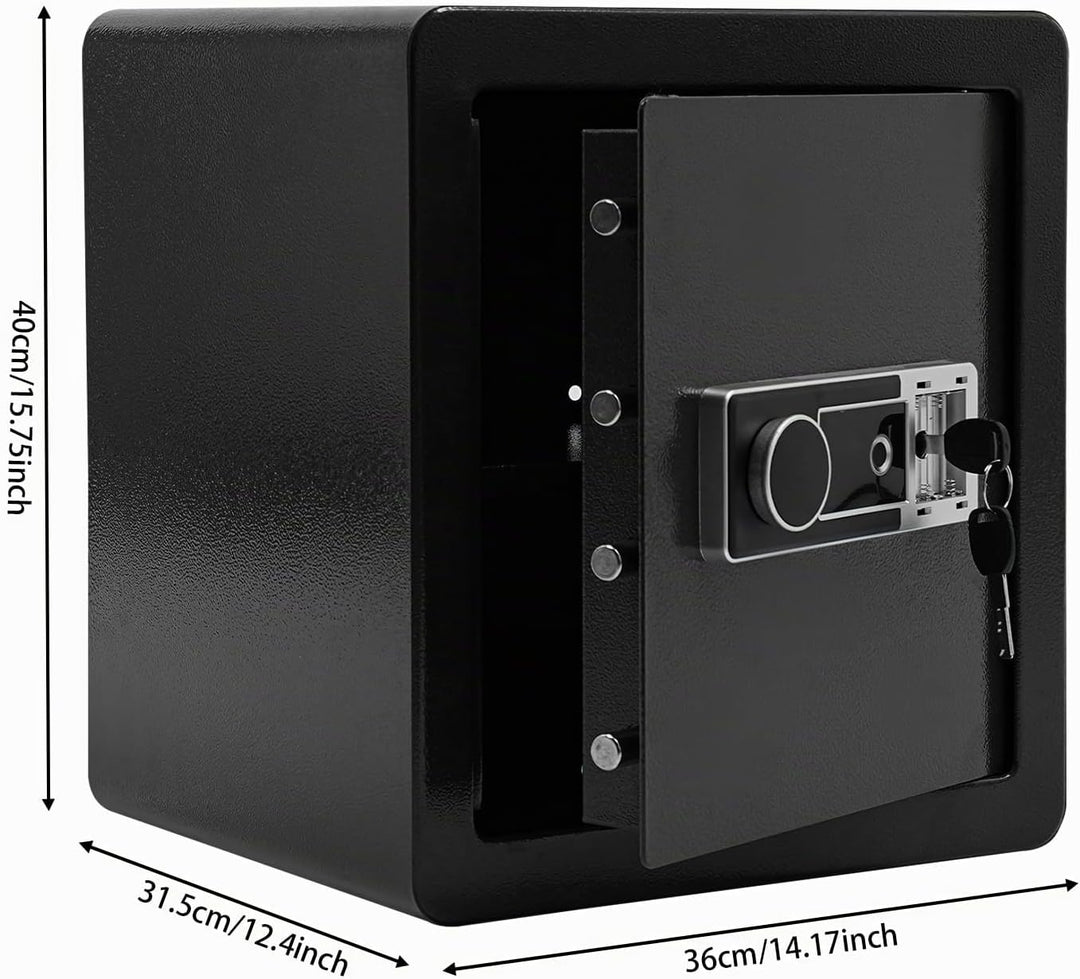 Fingerscan Safe mit Fingerabdruck - Elektronischer Tresor für Zuhause (45L) & Büro - Sicherheitstres