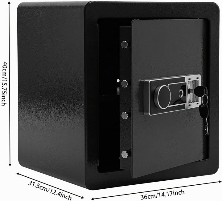 Fingerscan Safe mit Fingerabdruck - Elektronischer Tresor für Zuhause (45L) & Büro - Sicherheitstres