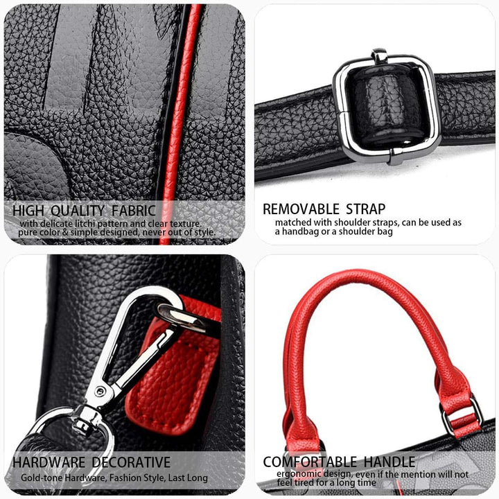 BUKESIYI Damen Tasche Umhängetasche Handtasche Frauen Klein Schultertasche Weekender Lack PU Leder C