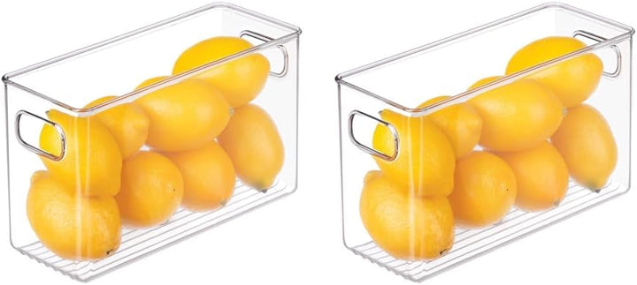 iDesign Cabinet/Kitchen Binz Aufbewahrungsbox, mittelgrosser Küchen Organizer aus Kunststoff, lange