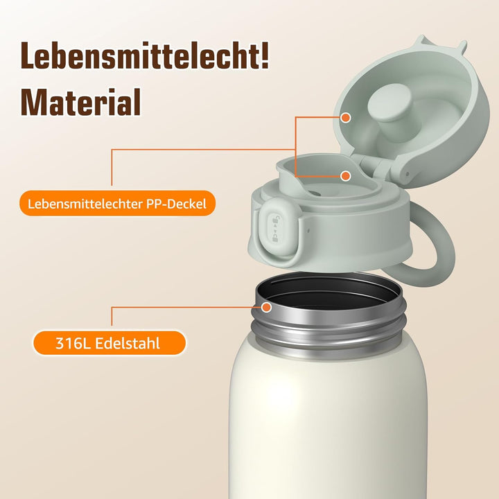 Baby Tragbare Flaschenwärmer für unterwegs für Muttermilch, Formel oder Wasser 380ml grosse Kapazitä