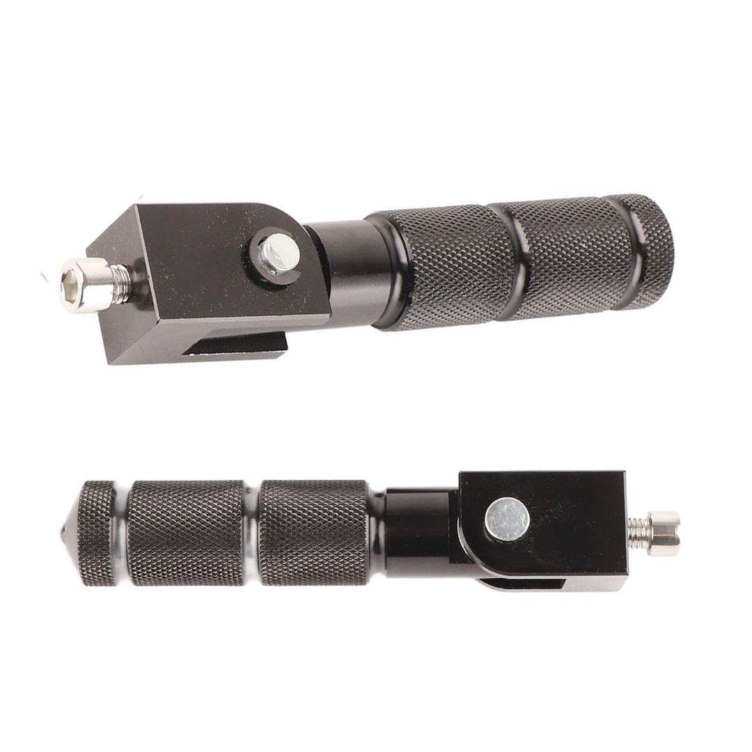 Fussrasten Pedale Auflager Motorrad Fussstütze Pedal 2St. Aluminium Pedale für Motorrad Elektroauto