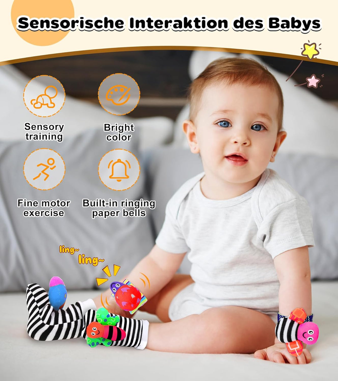 Kontrastbuch Baby, 31 PCS Schwarz Weiss Spielzeug Baby 0 3 6 12 Monate Neugeborenen Spielzeug, Schwa