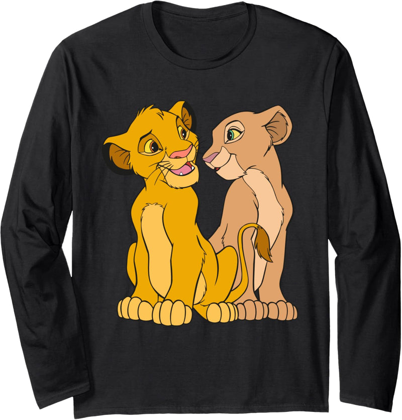 Disney The Lion King Young Simba and Nala Together Langarmshirt