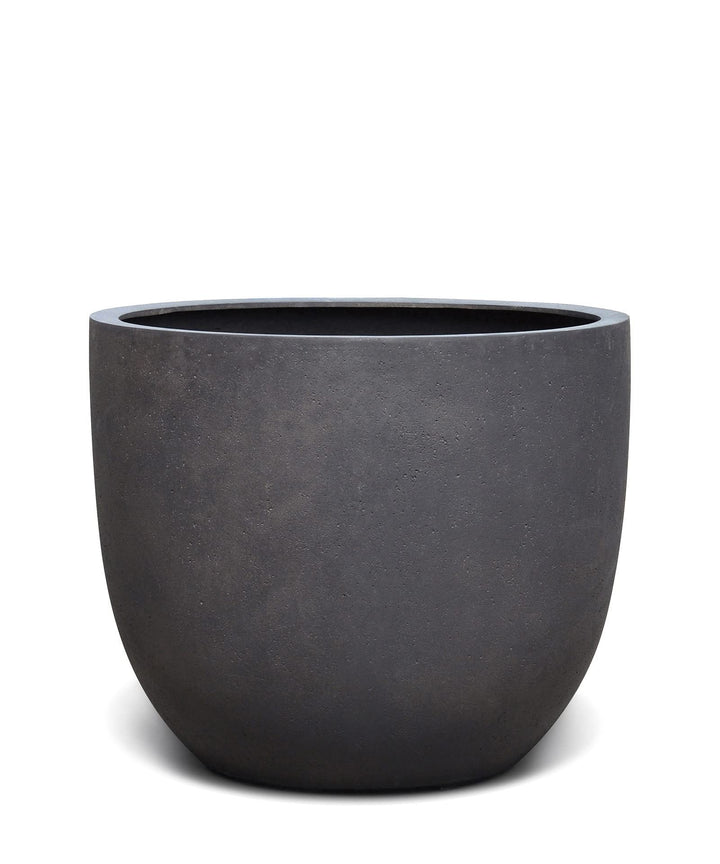 ESCHBACH® Pflanzkübel Egg Pot 50 Espresso Anthrazit Rund * 45 x 45 x 38 cm * 10 Jahre Garantie 45x45