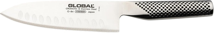 Global G-84 Santokumesser mit Kullenschliff, 16 cm (Nachfolgermodell von G-64)