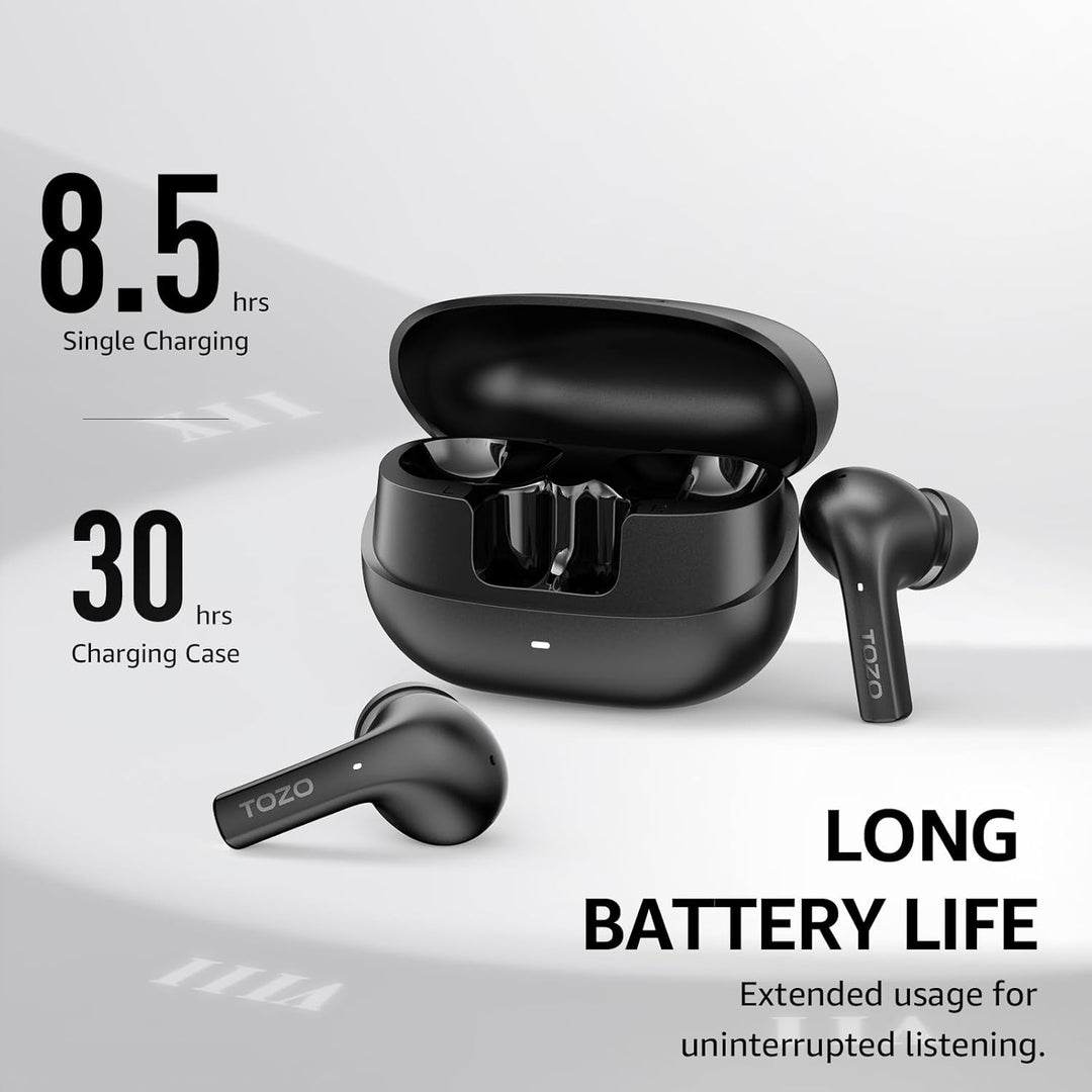 TOZO E2 Kopfhörer kabellos Bluetooth, 5.3 Bluetooth Kopfhörer, In Ear Kopfhörer mit APP Steuerung, 3