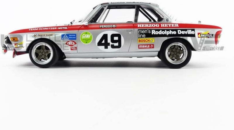 Minichamps 155722749 1:18 BMW 2800 CS-Team Schnitzer-Motul-Herzog/Heyer-24H Spa-Francorchamps 1972 S