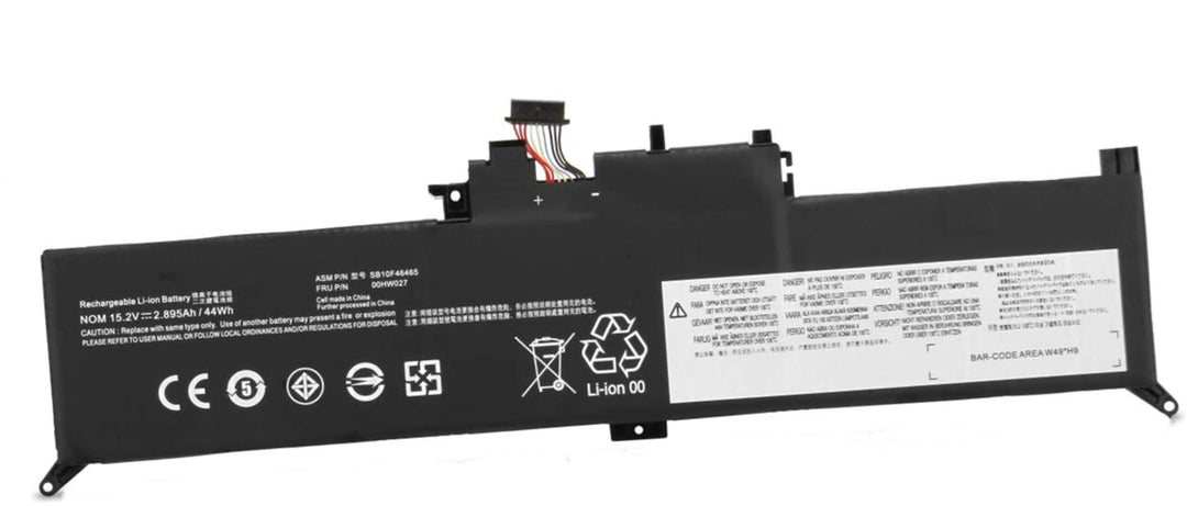 ASKC 15.2V 44Wh 00HW026 00HW027 Laptop Akku für Lenovo ThinkPad Yoga 260 Series 01AV432 01AV433 SB10