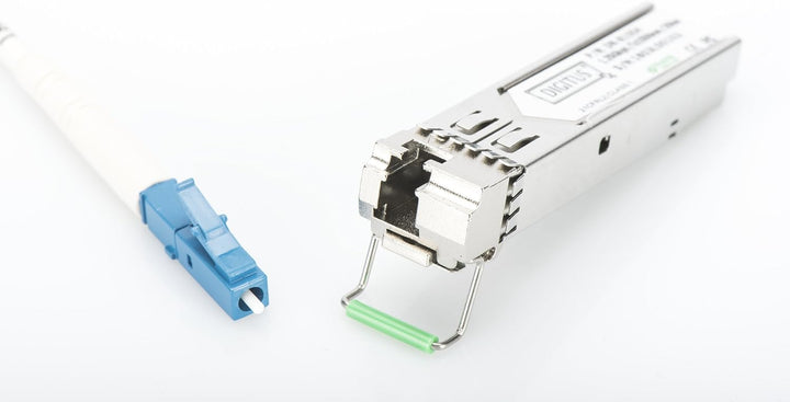DIGITUS Gigabit SFP Modul, Mini GBIC, Singlemode, LC Simplex (BiDi), Tx 1550nm / Rx 1310nm, 20 km, 1