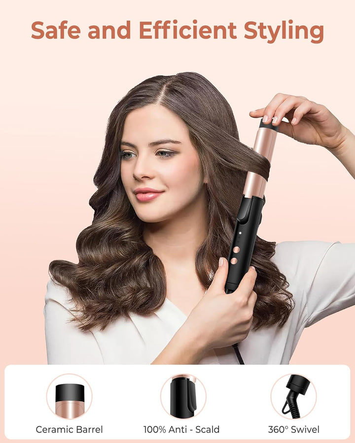 UKLISS Mini Lockenstab 25mm - Lockenstab Kurze Haare 160-200°C, Reise Mini Hair Curler für Kurze und