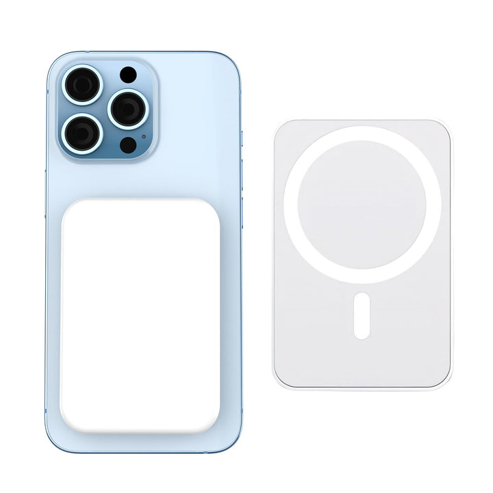 Wireless Power Bank für iPhone, Magnetische Power Bank 5000mAh Schnellladefunktion Ladegerät, Kabell