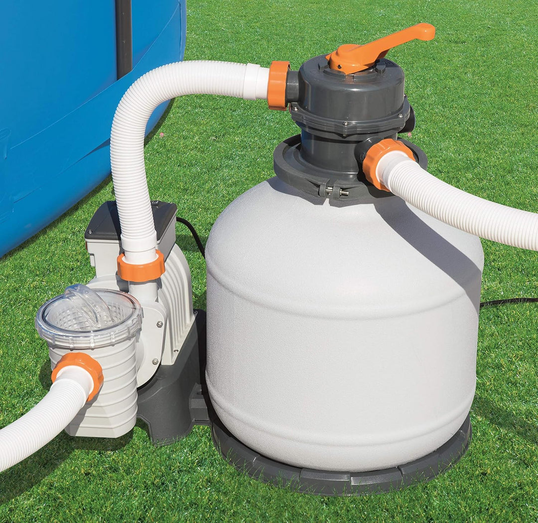 Bestway Flowclear Sandfilteranlage mit ChemConnect und Zeitschaltuhr 5,678 l/h, 5,678 l/h