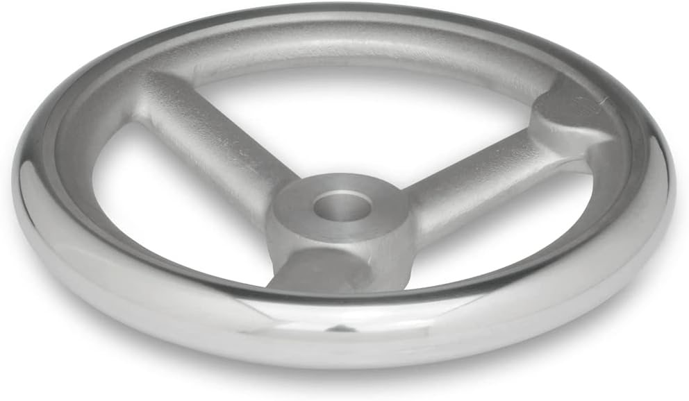 Ganter Normelemente | Handrad Aluminium | DIN 950-AL-160-B14-A | Durchmesser d1: 160mm; Bohrung d2: