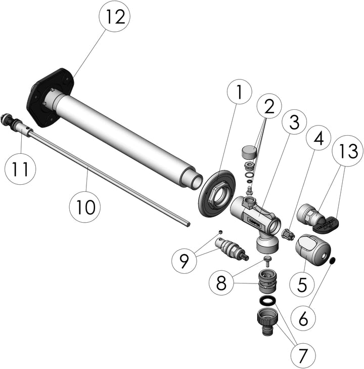 Ritzer Rohrbelüfter mit Fein/Zollgewinde für Kemper Frostsichere Aussenarmatur 576/573/575, P3105575