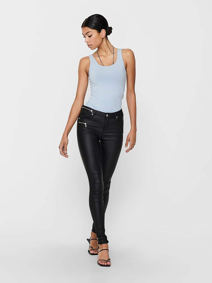 VERO MODA Damen VMMAXI My Soft Long Tank TOP GA S Grün/Blau/Weiss (1x Jadeite / 1x Blue Fog/ 1x Snow
