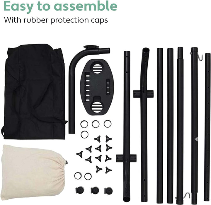 Vita5 Hängematte mit Gestell, Hängematten Outdoor 2 Personen mit Tragetasche, für Garten Pool, Balko