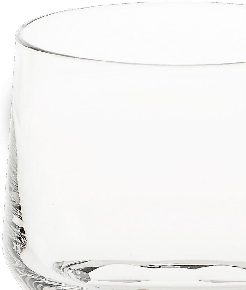 CRISTALICA Exklusives Whiskeyglas Whiskeybecher Basic Diamant 340 ml Transparent Kristall