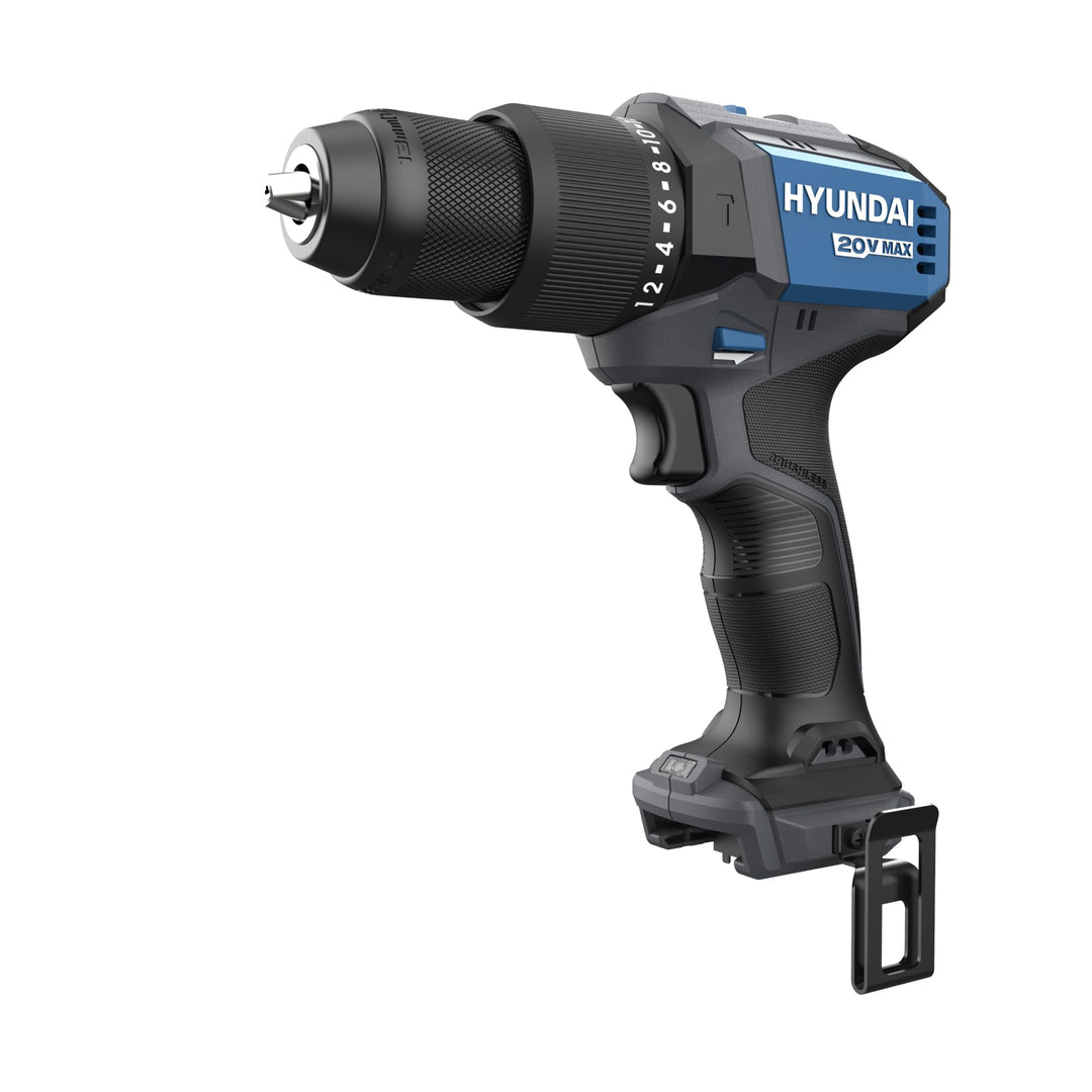 HYUNDAI Akku-Schlagbohrschrauber HD20X-60 | 20V, bürstenloser Motor, 60 Nm, 13mm Metallbohrfutter, 2