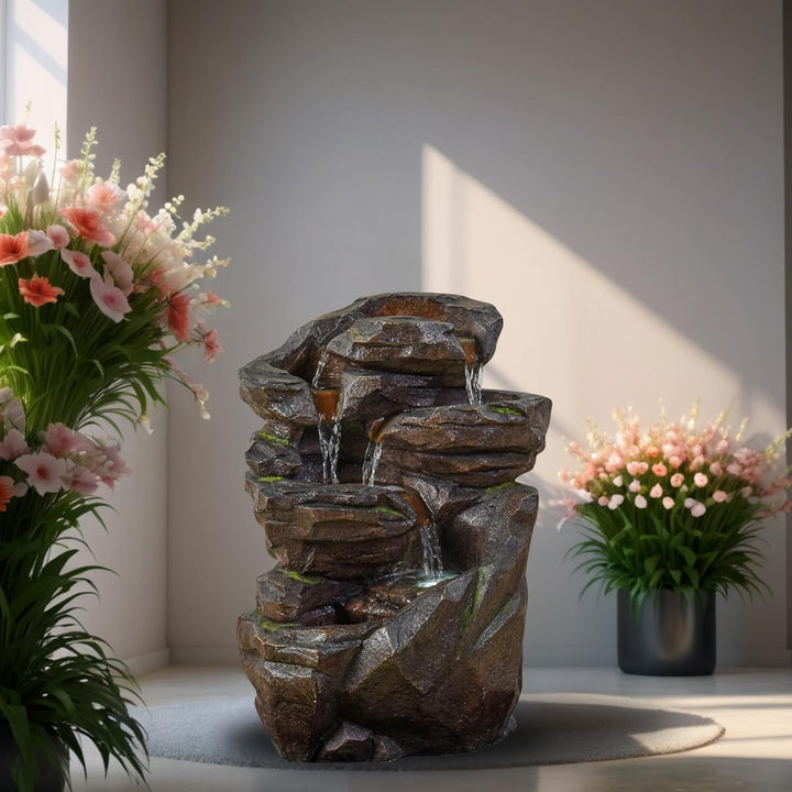 XL Gartenbrunnen Wasserfall Niagara - Natural Waterfall Fountain Outdoor and Indoor - Zen and Decora