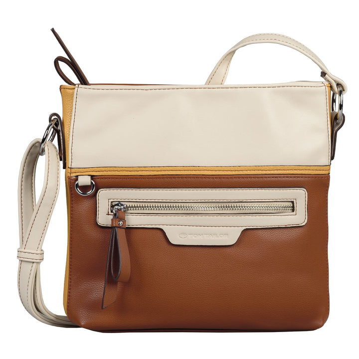 TOM TAILOR bags Jule Damen Umhängetasche Crossbody Bag Klein 27 x 9 x 25 Mixed Cognac, 27 x 9 x 25 M