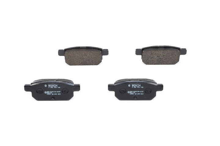 Bosch BP1763 Bremsbeläge - Hinterachse - ECE-R90 Zertifizierung - vier Bremsbeläge pro Set