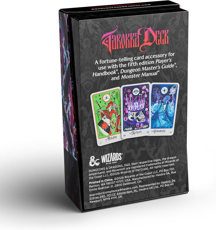 Dungeons & Dragons Ravenloft: The Horrors Within – Tarokka-Deck (2026 aktualisiertes Deck) | D&D-Zub
