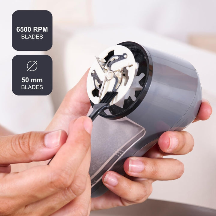 BLACK+DECKER - Fusselrasierer BXLR500E + kabellos | 90 Min Laufzeit | USB | abnehmbar | kompakt & le
