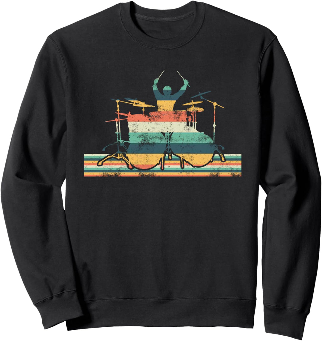 Schlagzeuger Drummer Musik Schlagzeug Sweatshirt