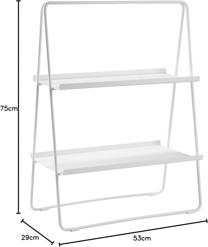 Zone Denmark A-Table Regal, Standregal aus Metall, 53 x 29 x 75 cm, Weiss 53 x 29 x 75 cm Weiss, 53