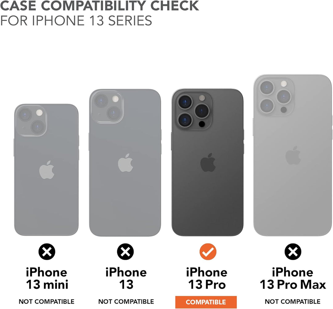 ROKFORM - iPhone 13 Pro Hülle, Crystal Series, Dual Magnet Plus MagSafe kompatibel, schlanke magneti