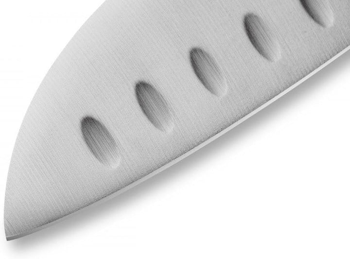 SAMURA MO-V Profi Santokumesser Ultra-scharf, gross, aus japanisch AUS 8 Edelstahl, 18 cm Klinge, mi