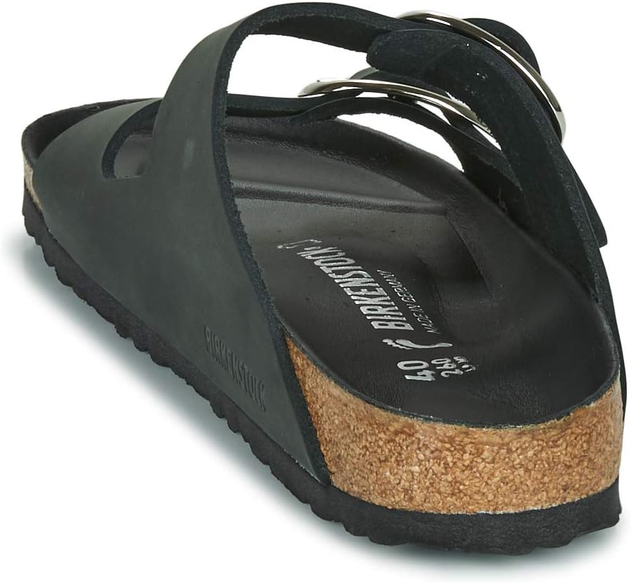 Birkenstock Kids Arizona Unisex-Kinder Pantoletten 37 EU Schmal Schwarz, 37 EU Schmal Schwarz