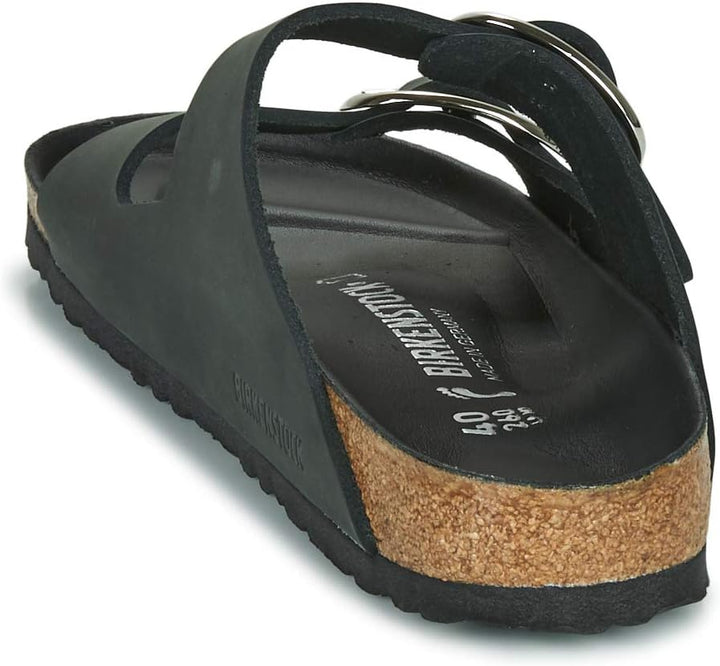 Birkenstock Kids Arizona Unisex-Kinder Pantoletten 37 EU Schmal Schwarz, 37 EU Schmal Schwarz
