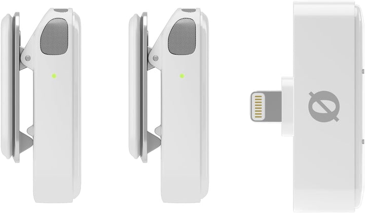 Rode Wireless Micro Drahtloses Mikrofon-System iOS Light-ning Weiss mit keepdrum Soft-Case Tasche Wi