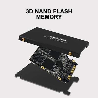 Fikwot FS810 2,5 Zoll Internes Solid State Drive - SATA III 6Gb/s, 3D NAND TLC Interne SSD, Bis zu 5