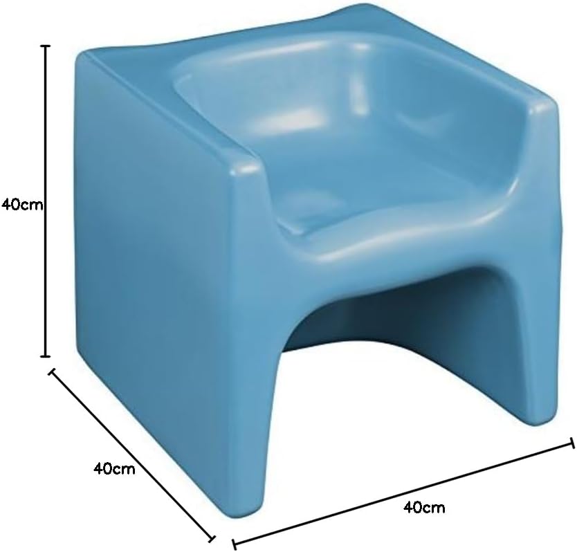 esku DADU Kinderhocker mit DREI Sitzhöhen für Innen- und Aussenbereich | wetterfester Wendehocker fü