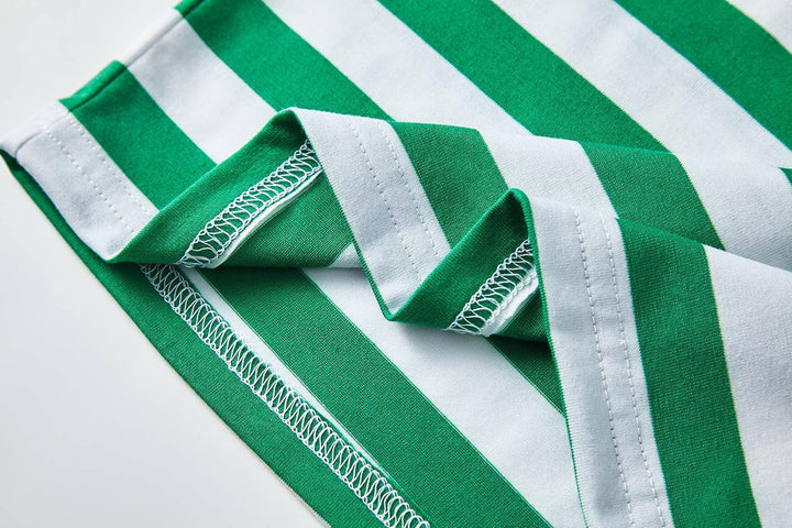 LOLPIP Jungen Pyjama Langarm 4-teilig Kleine Kinder Nachtwäsche Schlafanzug Set 2-14 Jahre Elf-grüne