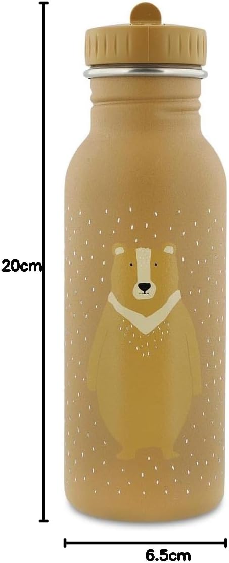 Trixie Trinkflasche Kinder 500ml, Wasserflasche Kindergarten, auslaufsicher | Kinderflasche für Jung