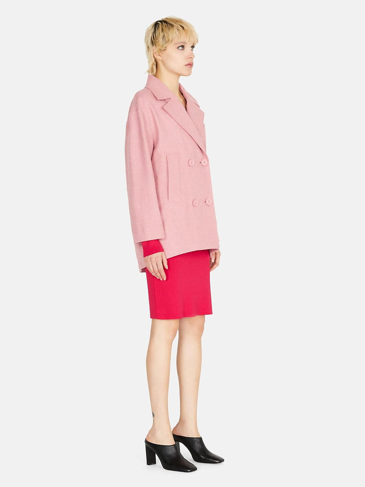 SISLEY Damen Dress Coat 42 Pink 90k, 42 Pink 90k