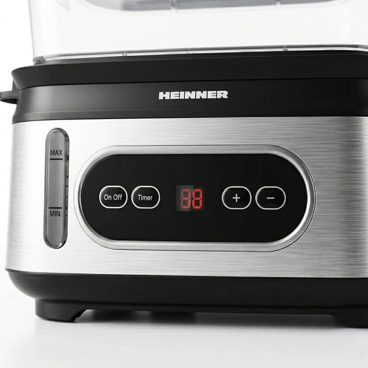Steamer ONE STEAM HSA-D950SS Multicooker/Dampfgarer mit LED-Display, 950 W Leistung, 9 L Gesamtgarra