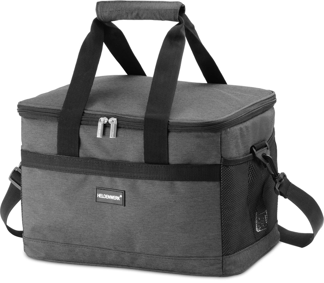 HELDENWERK Kühltasche gross faltbar – Kühlbox bis zu 12h Kühlleistung auslaufsicher &amp; wasserdicht –