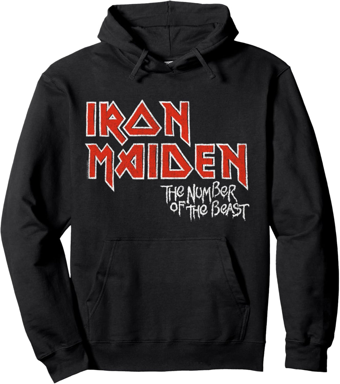 Iron Maiden - _Vintage Stacked NOTB Logo Pullover Hoodie