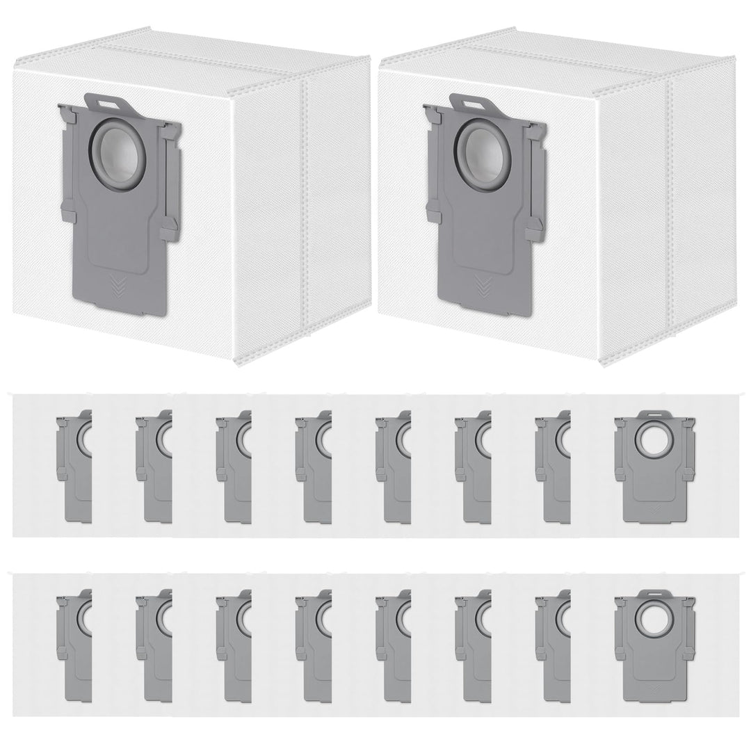 18 Stück Staubbeutel für Roborock Q10 S5+/X5+, Q7 L5+/M5+, S8+/S8 Pro Ultra Q/S Serie Staubbeutel, Q